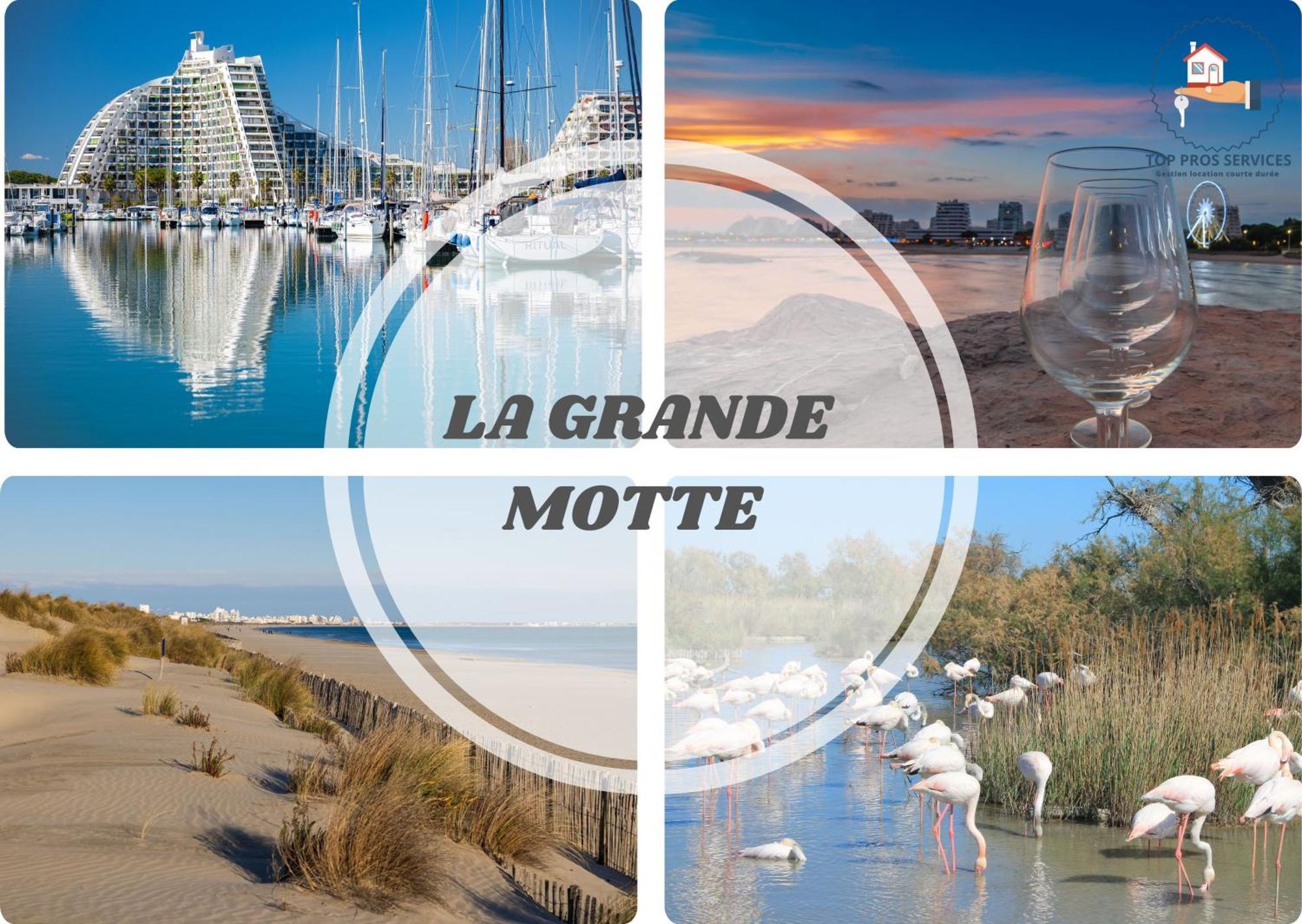 Les Marines Port 2 Min Plage Camargue- Top Pros Services Conciergerie La Grande Motte موجيو المظهر الخارجي الصورة